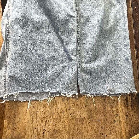 ASO‎ Buffy Summers Vintage 90’s Guess Jeans Carpenter Blue Jumper Bib Overalls S - Picture 10 of 13